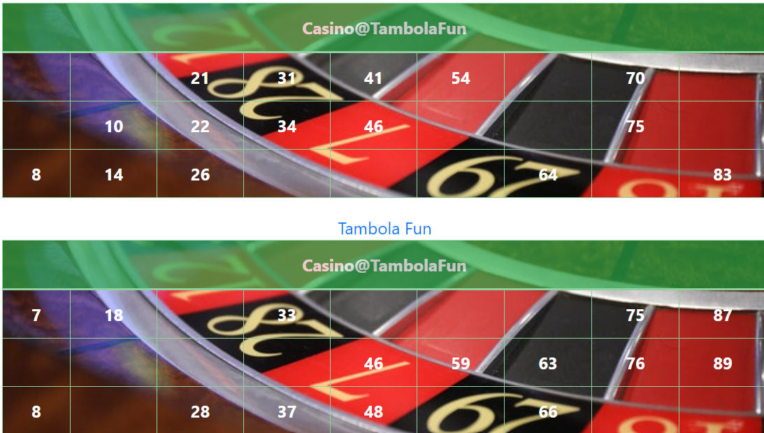 green casino tambola tickets